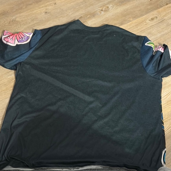 Colorful Cat Print Short Sleeve Tee - Picture 2 of 5